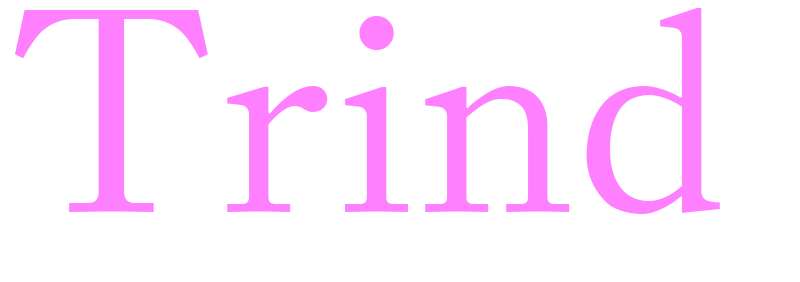 Trind - girls name