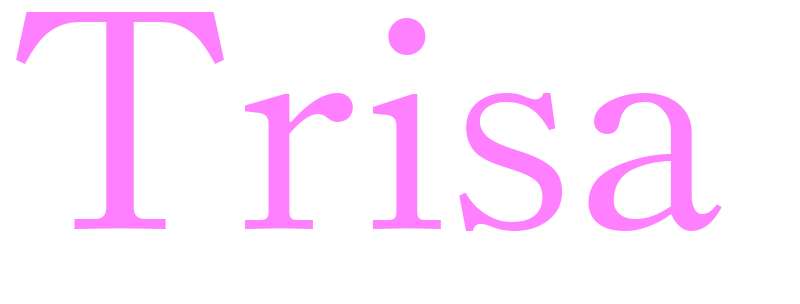 Trisa - girls name