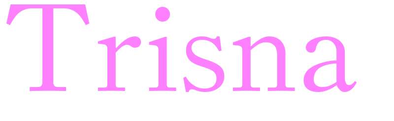 Trisna - girls name