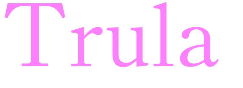 Trula - girls name