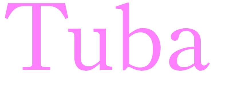 Tuba Name For Girls Uk Baby Names