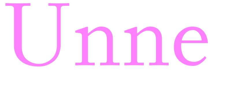 Unne - girls name