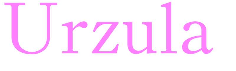 Urzula - girls name