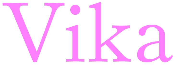 Vika - girls name