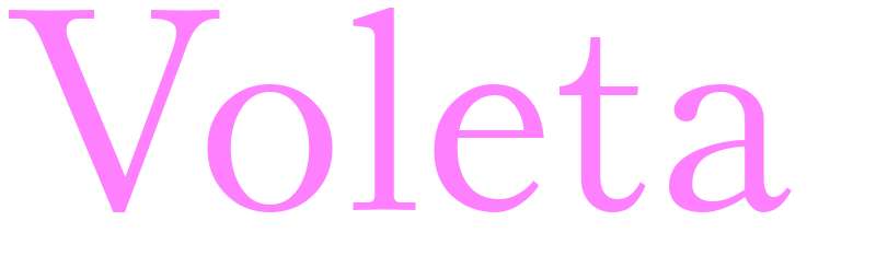 Voleta - girls name