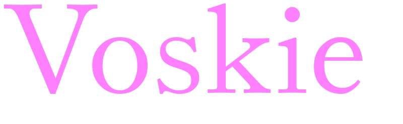 Voskie - girls name