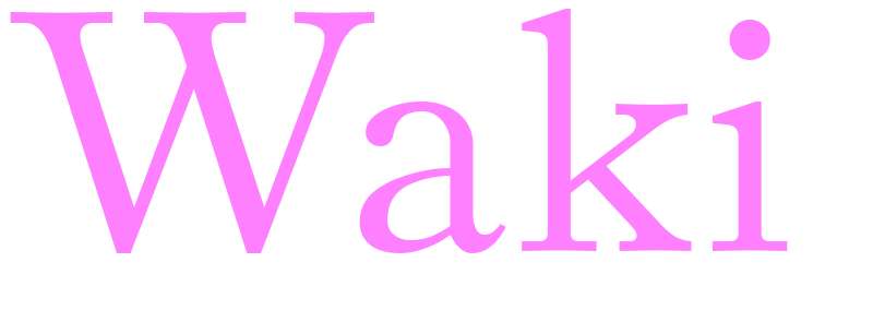 Waki - girls name