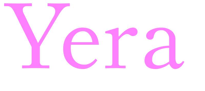 Yera - girls name