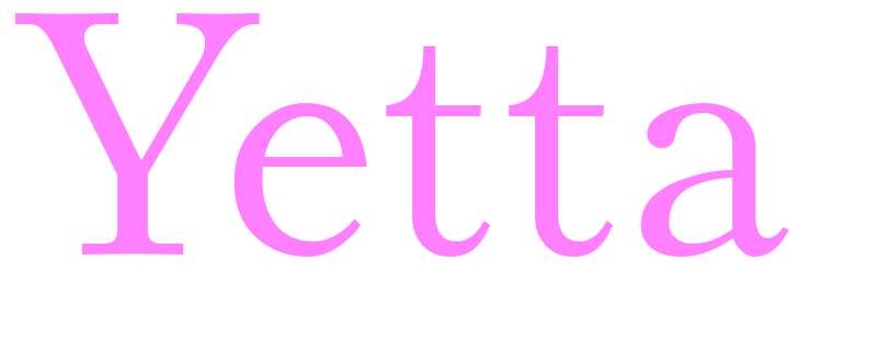 Yetta - girls name