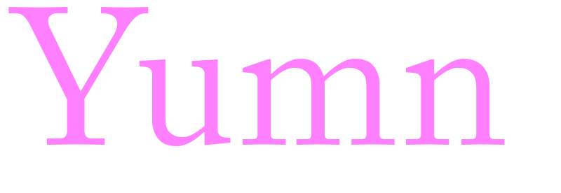 Yumn - girls name