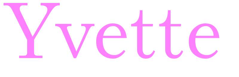 Yvette - girls name