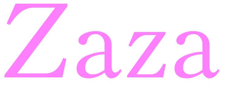 Zaza - girls name