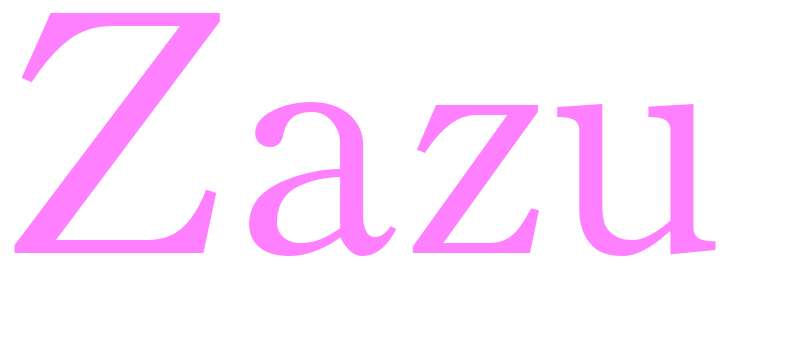 Zazu - girls name