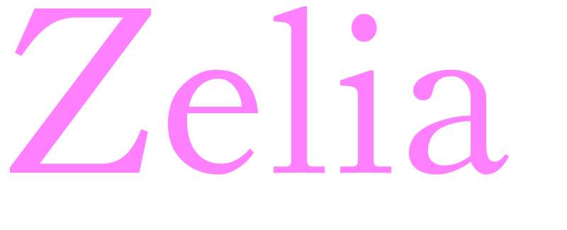 Zelia - girls name