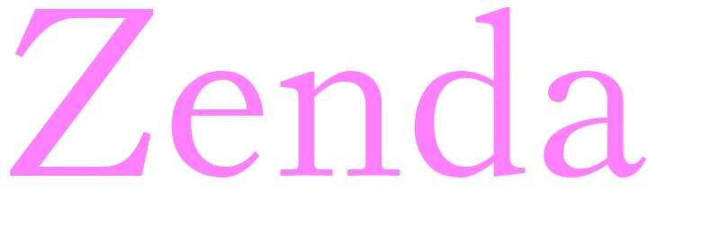 Zenda - girls name