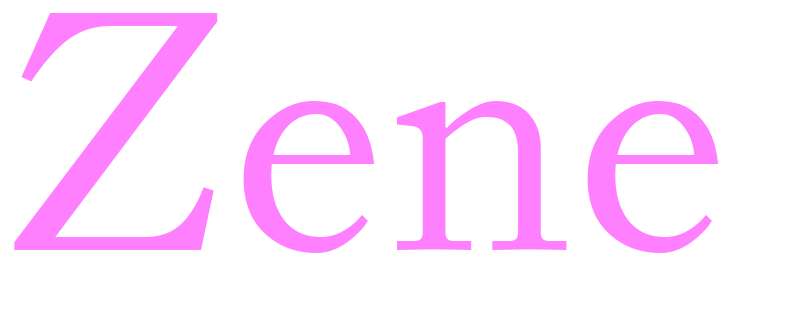 Zene - girls name