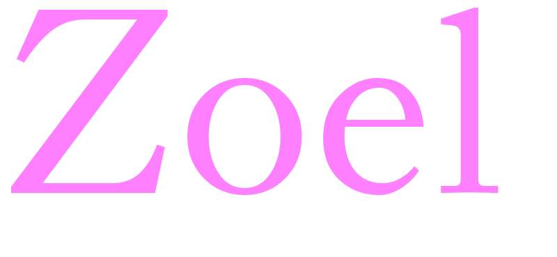 Zoel - girls name