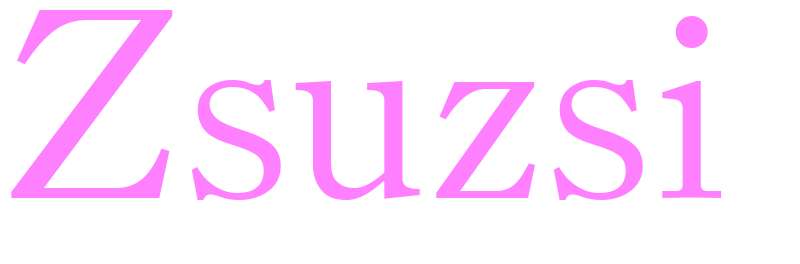 Zsuzsi - girls name