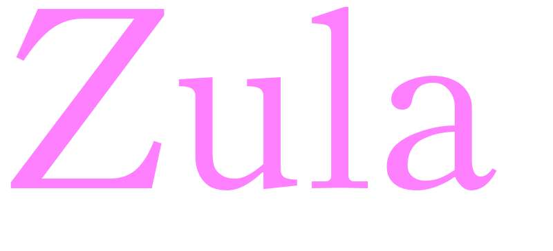 Zula - girls name